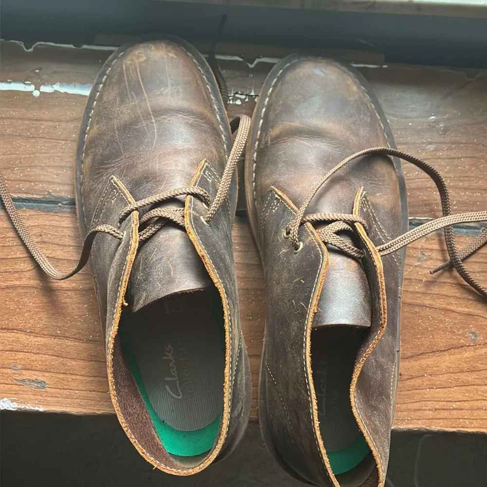 Clark’s Brown Leather Chukka Boots